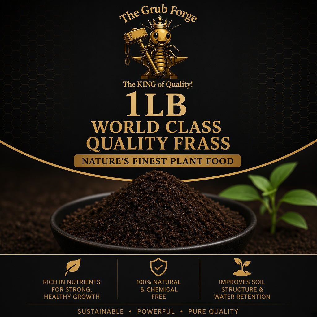 Premium High-Quality BSFL Frass — 1 lb